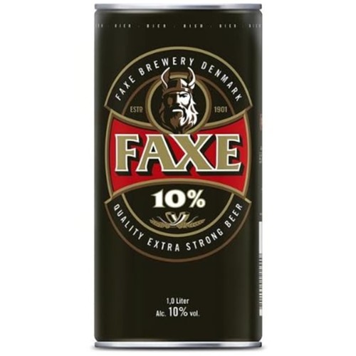 Faxe 10% Extra Strong Beer 1.0l (EINWEG)