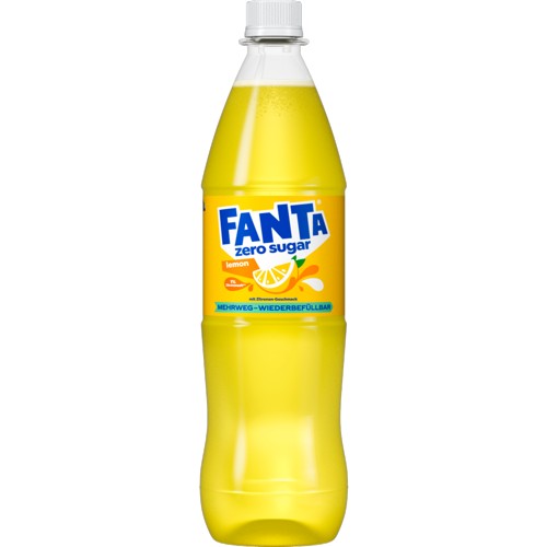 Fanta Lemon Zero ohne Zucker 1.0l (MEHRWEG)