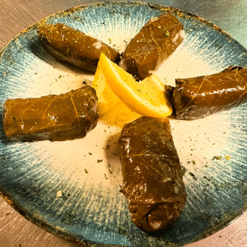 Gefüllte Weinblätter (5 Stück)