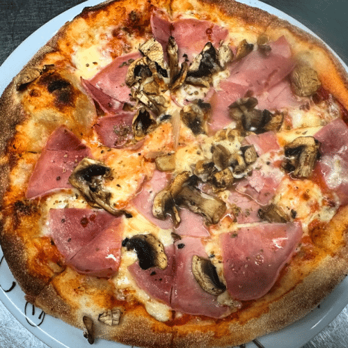 Pizza Prosciutto Funghi