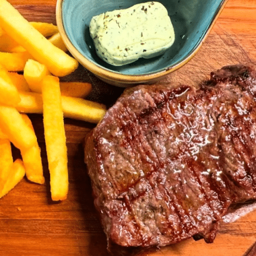 Rumpsteak mit Kräuterbutter