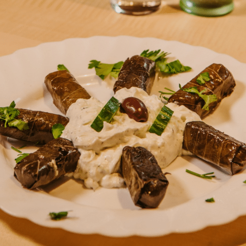 Gedünstete Dolmadakia (vegetarisch, glutenfrei)