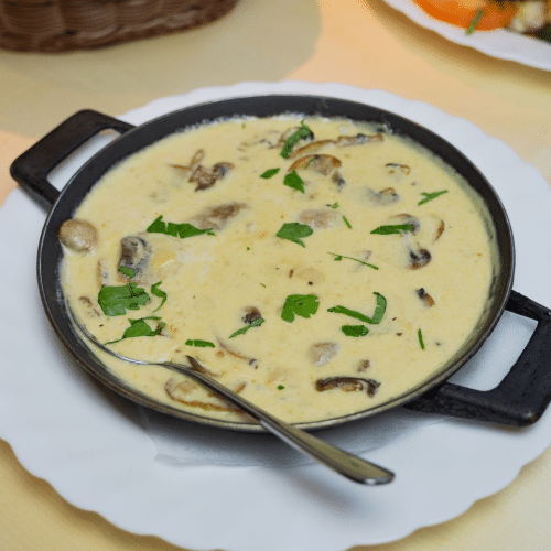 Manitaria à la Crème (vegetarisch)