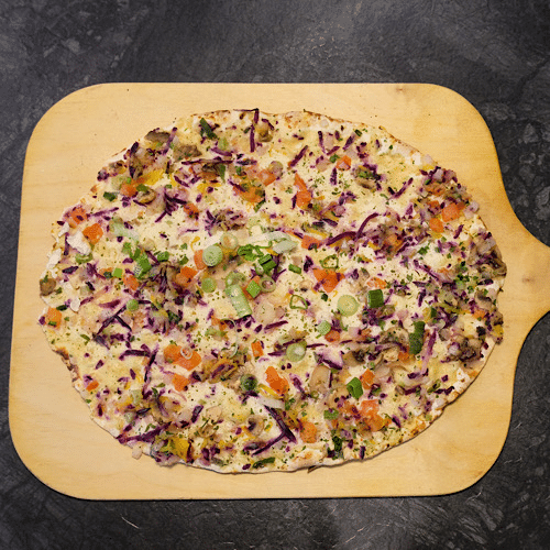 Veganes Flammkuchen