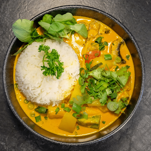 Gang Ped Yang- Enten Curry a la Thai