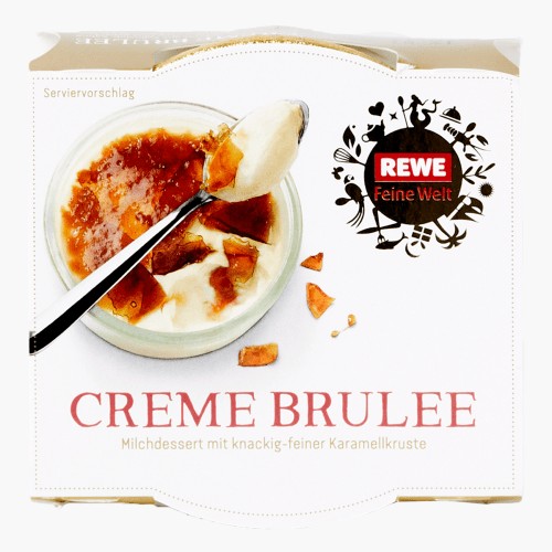 Feine Welt Crème Brûlée Milchdessert 100g