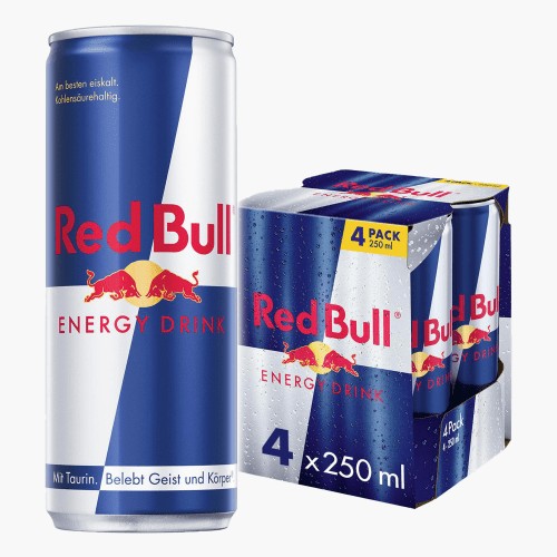 Red Bull Energy Drink Original 4x0,25l Dose