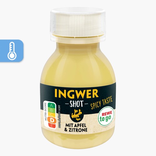 Rewe To Go Shot Ingwer Apfel & Zitrone 60ml