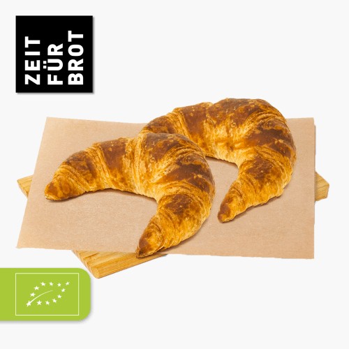 2 Stk. - Zeit für Brot Bio Buttercroissants