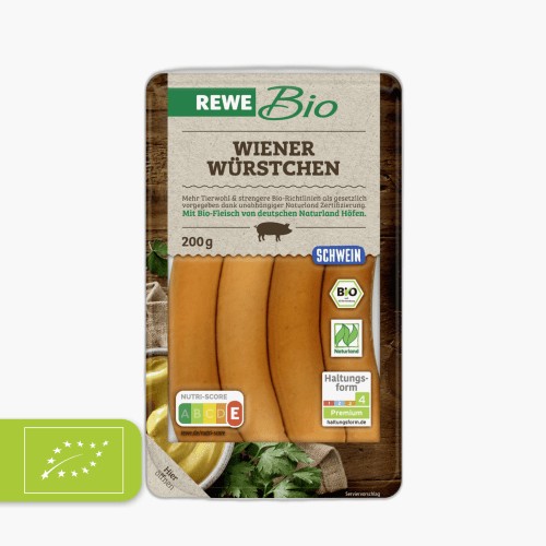 Rewe Bio Wiener Würstchen 200g