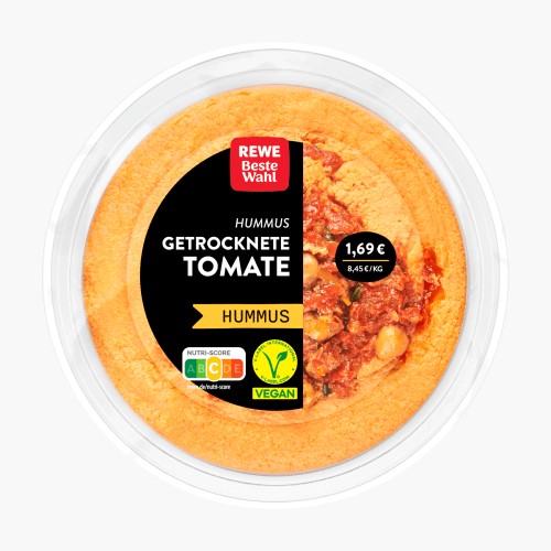 Rewe Beste Wahl Hummus getrocknete Tomate 200g