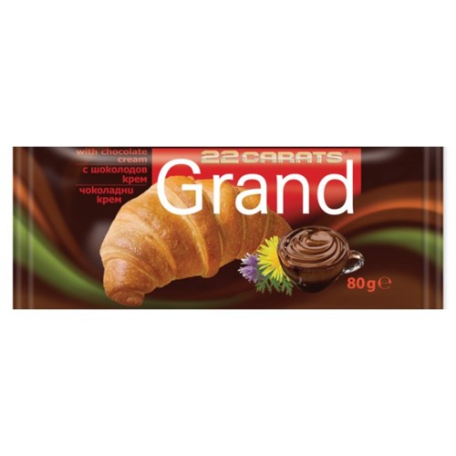 Grand Croissant mit Kakaocreme 80g