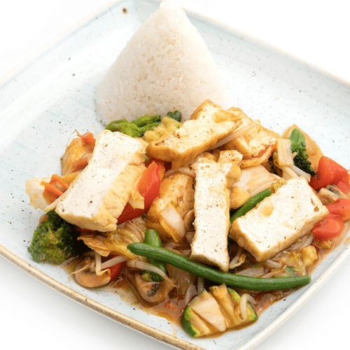 Vegetarian Wok nach Thai-Art (scharf)