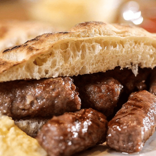 Cevapi u Kajmaku (10 Stück)