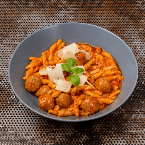 Strozzapreti con le Polpette