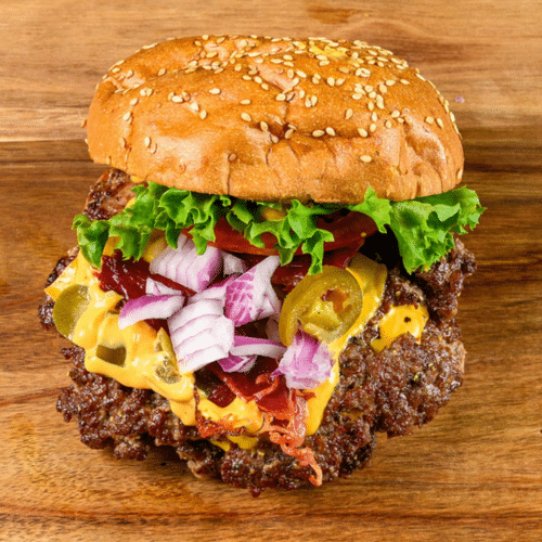 Double Hot G Burger Menü