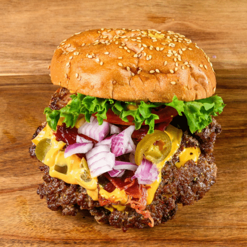 Double Hot G Burger
