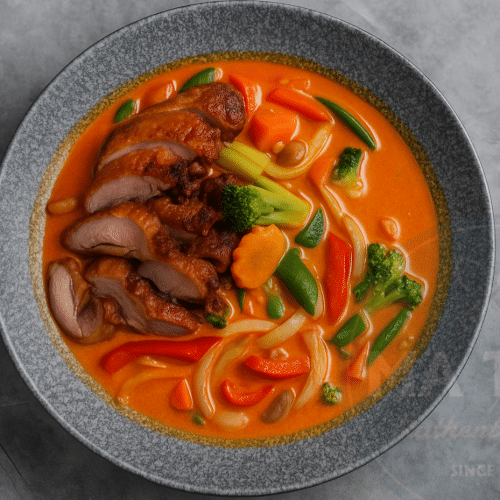 Gaeng Massaman (mittelscharf, vegetarisch)