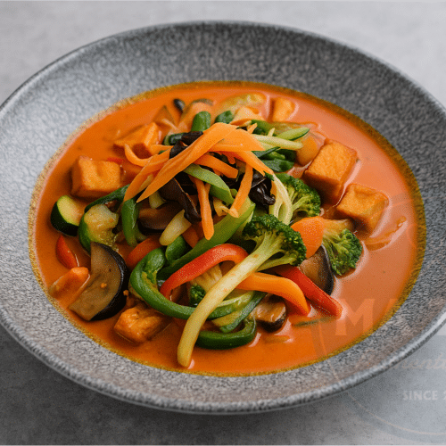 Gaeng Prit Sana Tofu (mittelscharf, vegetarisch)