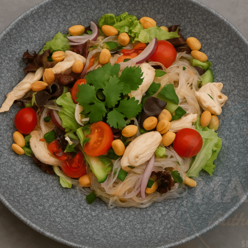 Yam Wun Sen Gai (leicht scharf)