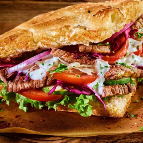 Hatay Yaprak Döner  ( Hausgemachtes Fleisch )