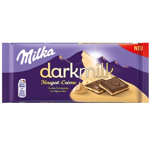 Milka Darkmilk Nougat-Crème 85g