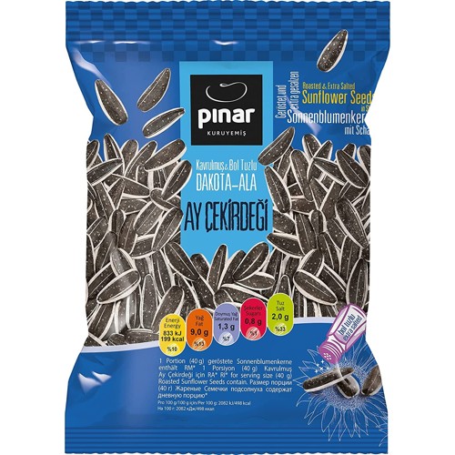 Pinar Sonnenblumenkerne geröstete und extra gesalzen 120g