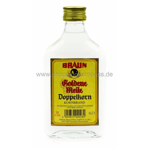 Braun Doppelkorn Goldene Meile 0.2l