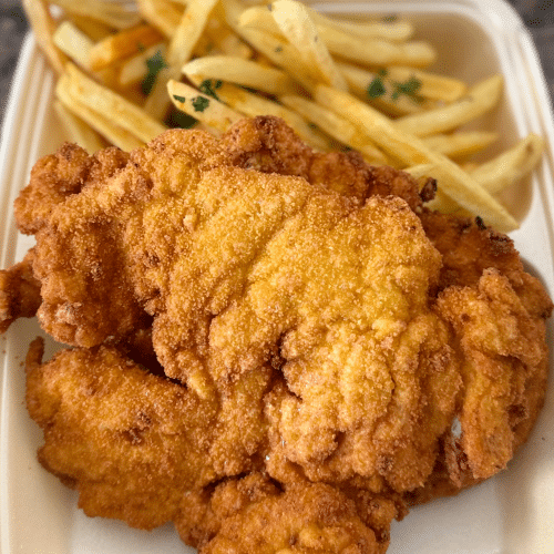 Paniertes Putenschnitzel