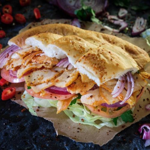 Hähnchen Döner Tasche / Tavuk Döner
