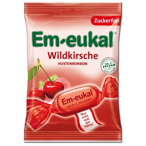 Em-eukal Wildkirsche zuckerfrei Hustenbonbon 75g