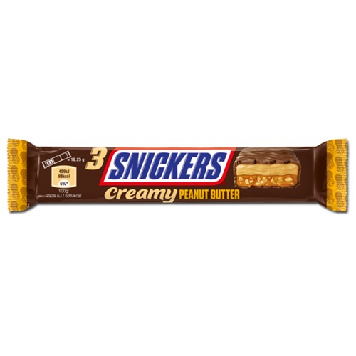 Snickers Creamy Peanut Butter Trio Schokolade 54.75g