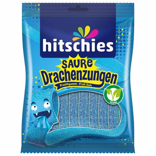 Hitschies Saure Drachenzungen Blau 125g