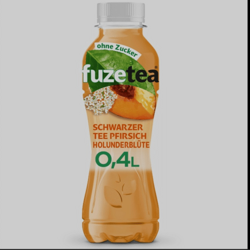 Fuze Tea Schwarzer Tee Pfirsich Holunderblüte 0.4l (EINWEG)