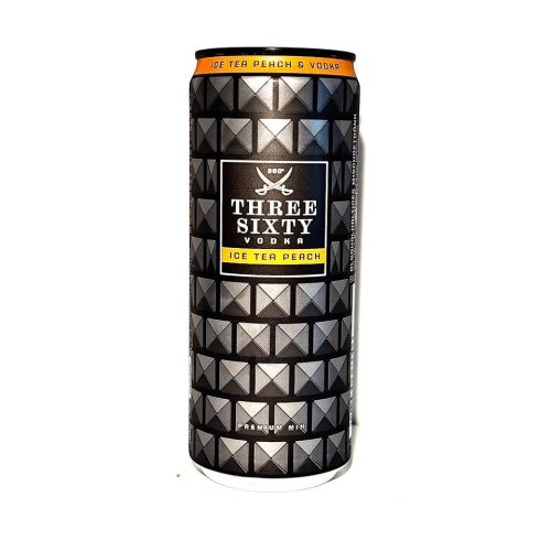 Three Sixty Vodka & Icetea Peach 0.33l (EINWEG)