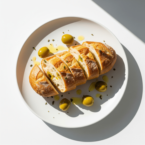 Brot mit Oliven