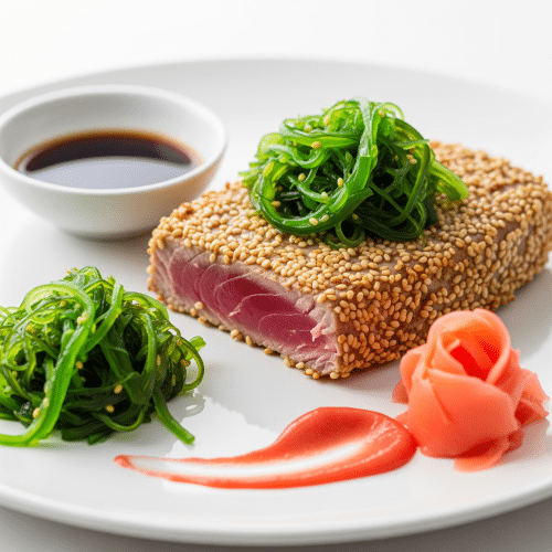 Thunfischsteak mit Sesamkruste