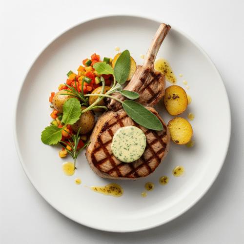 Gegrilltes Kalbskotelett