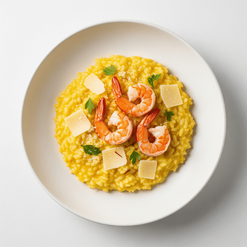 Risotto alla Milanese - Garnelen
