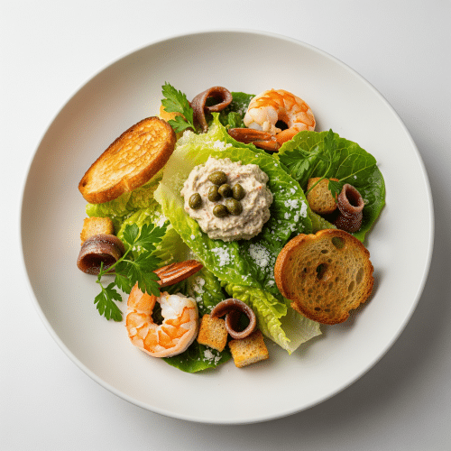 Caesar Salat - Garnelen