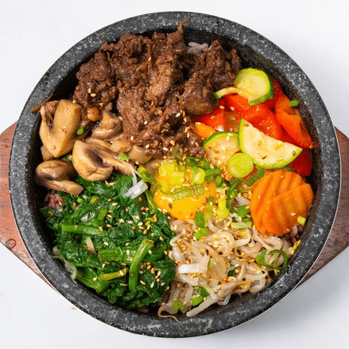 Bibimbap Hähnchen Menü