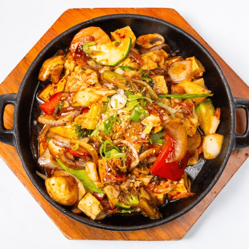 Kimchi Teriyaki Tofu (schärfer, vegetarisch)