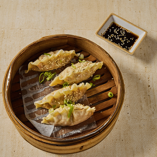 Gedämpfte Chicken Mandu (4 Stück)
