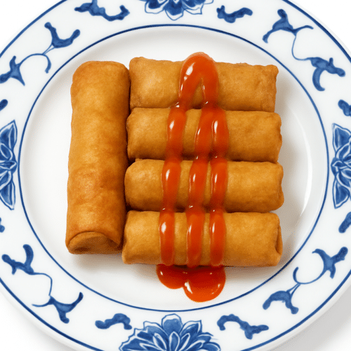 Vegetarische Mini Frühlingsrollen (5 Stück)