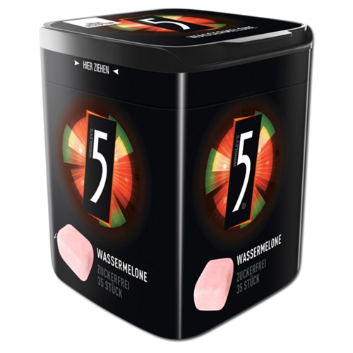 Wrigleys 5 Gum Turbulence Wassermelone 72g 