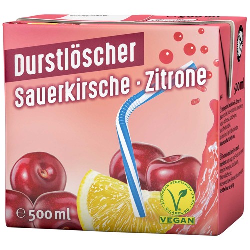 Durstlöscher Sauerkirsche-Zitrone 0.5l 