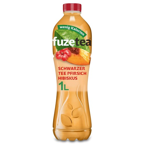 Fuze Tea Schwarzer Tee Pfirsich Hibiskus 1.0l (EINWEG)