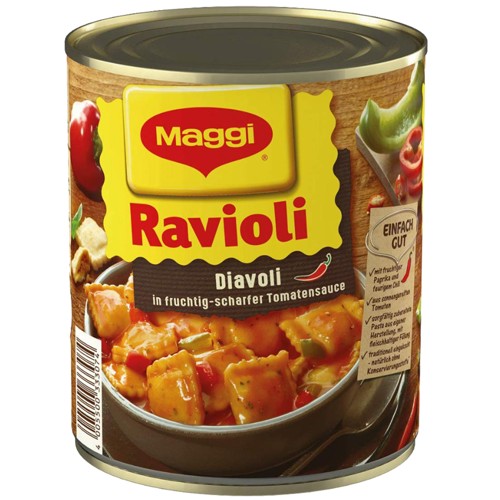 Maggi Ravioli Diavoli 800g 