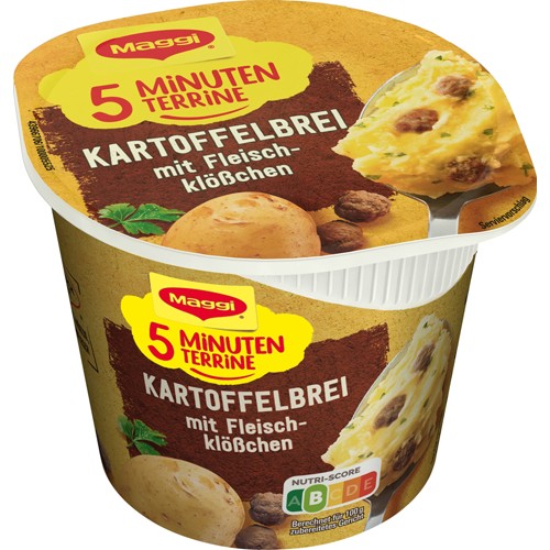Maggi 5 Minuten Terrine Linsentopf mit Kartoffeln 49g 