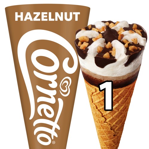 Cornetto Haselnuss 0.125l 